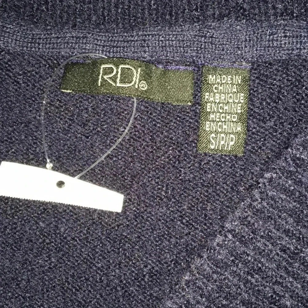 RDI Deep Plunge V-Neck Sweater Pullover Top Blouse
